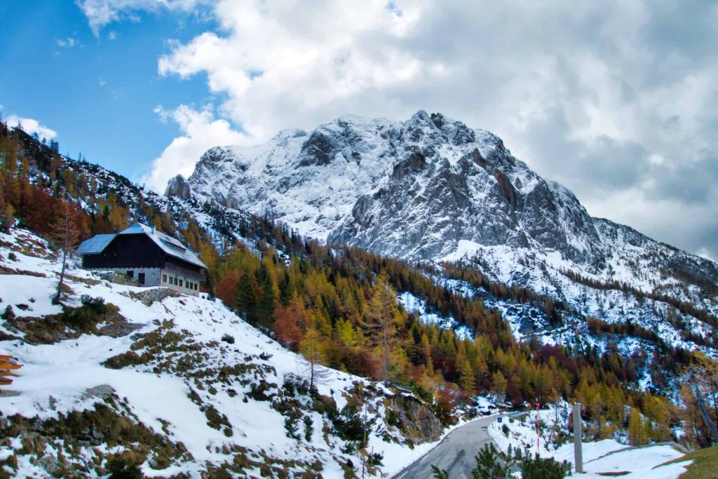 Driving the Vrsic Pass in Slovenia