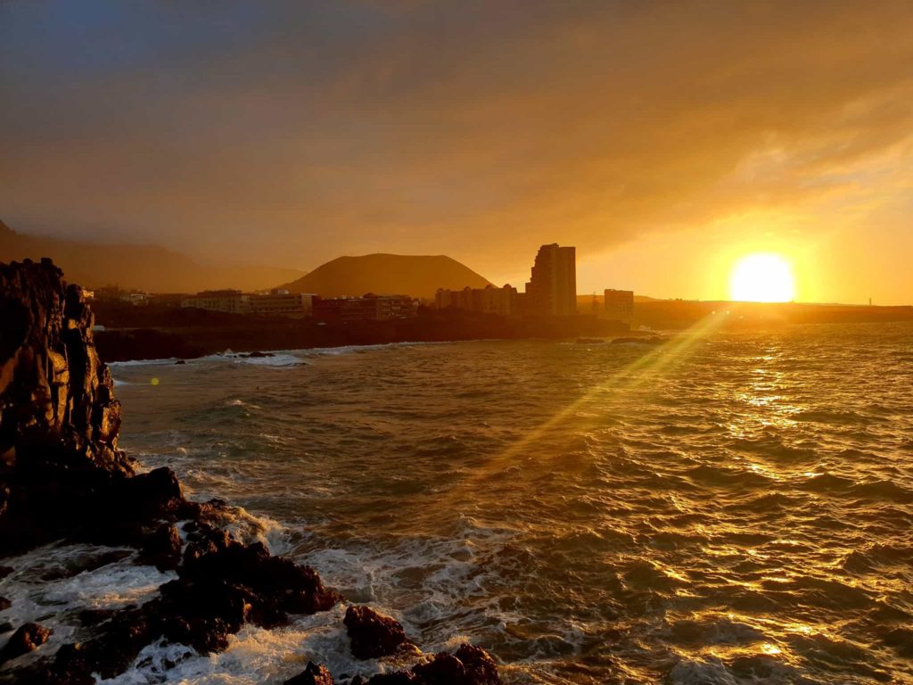 Sunset at the Northern Coast of Tenerife