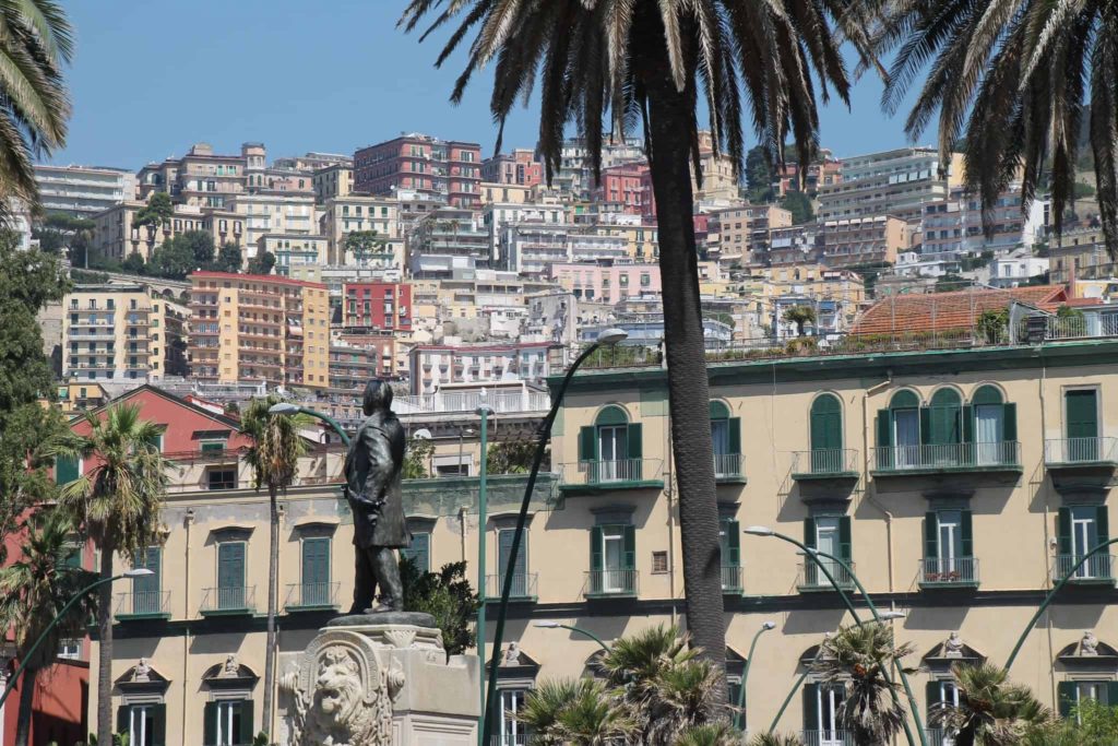 Multiple Houses On A Hill In Vomero District In Naples