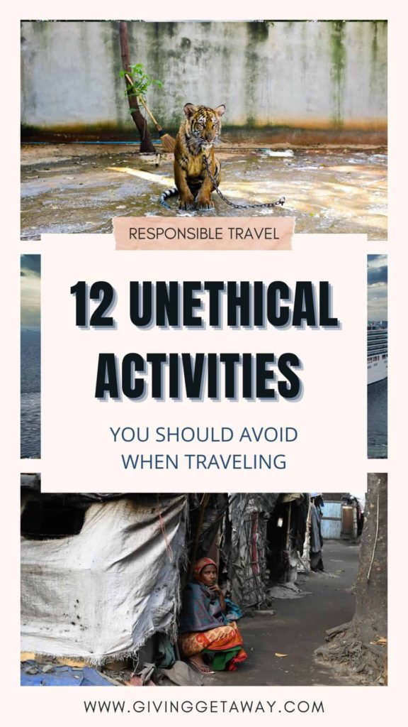 12 Unethical Activities You Should Avoid When Traveling Banner