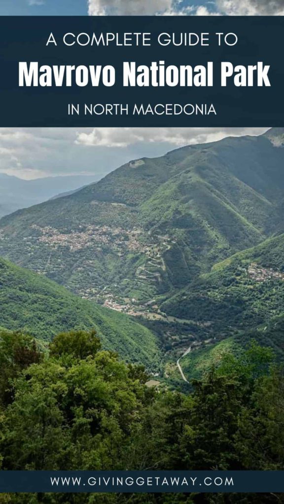 The Complete Guide To Mavrovo National Park in North Macedonia Banner