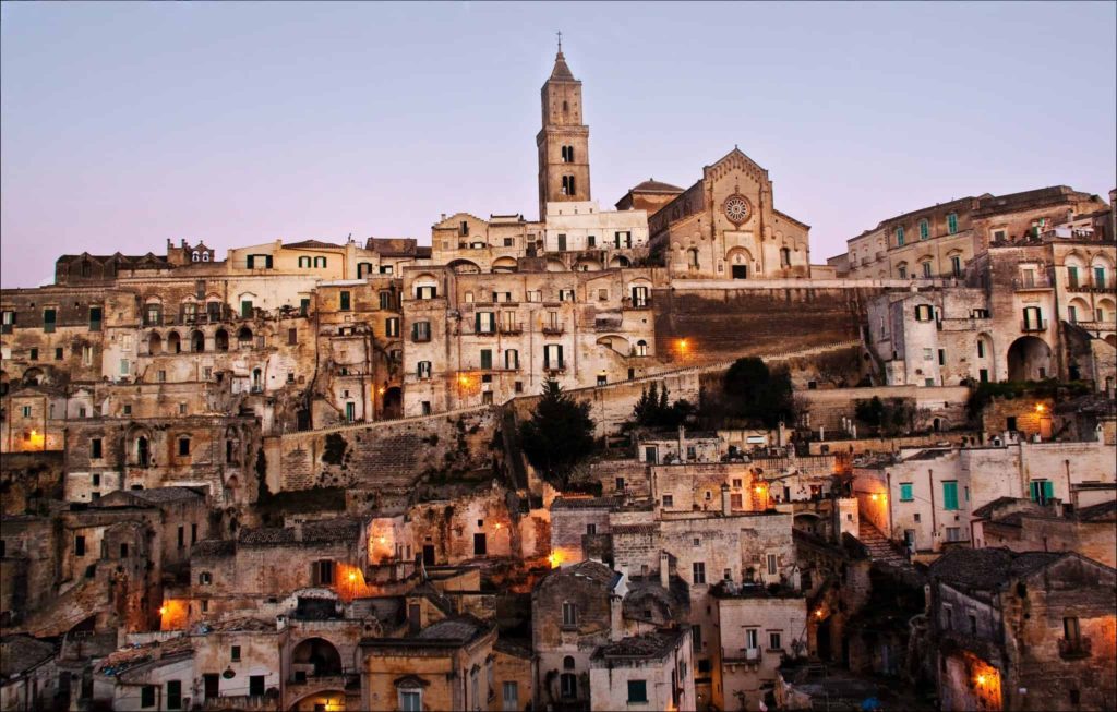 The Historic City Center of Matera in Italy