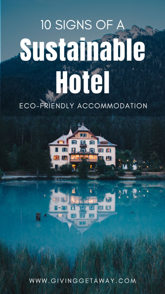 Eco-Friendly Accommodation - 10 Signs of a Sustainable Hotel Banner 1