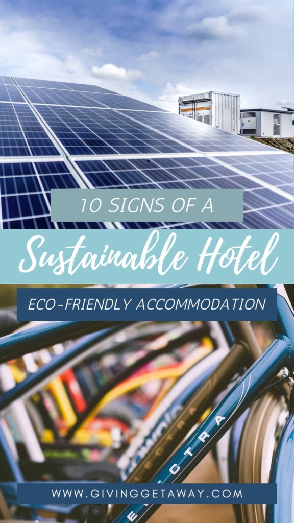 Eco-Friendly Accommodation - 10 Signs of a Sustainable Hotel Banner 2