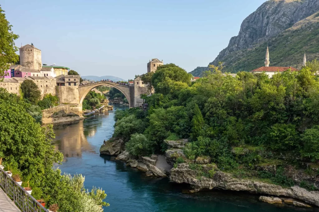 Mostar Is Known for Its Iconic Ottoman-Style Architecture and Stunning Views