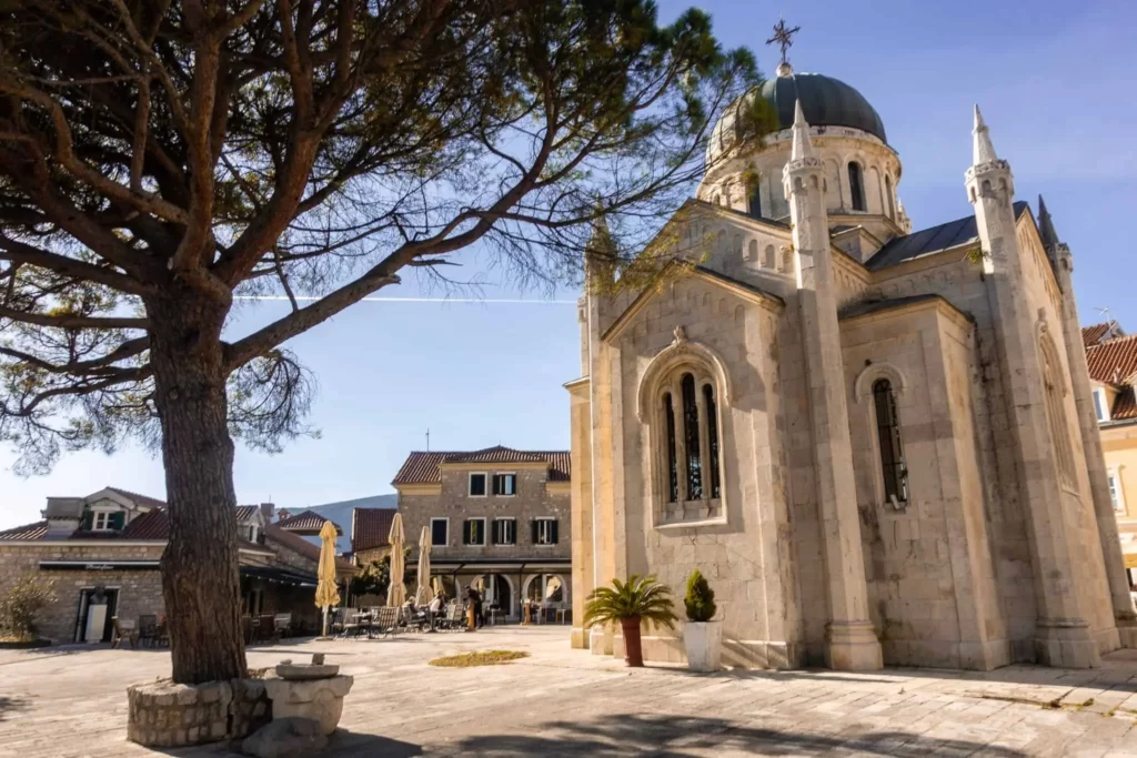 Herceg Novi’s Charming Old Town With a Beautiful Church