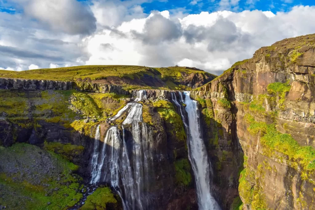 Glymur Waterfall in Iceland Is Known for Being the Second Tallest Waterfall in Iceland.
