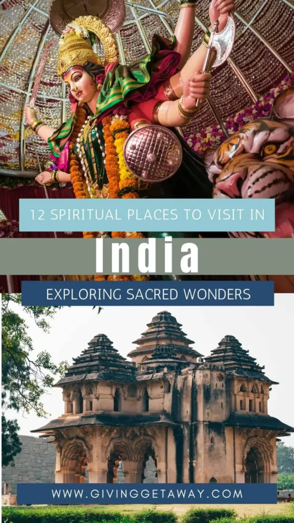 12 Spiritual Places to Visit in India Exploring Sacred Wonders Banner 2