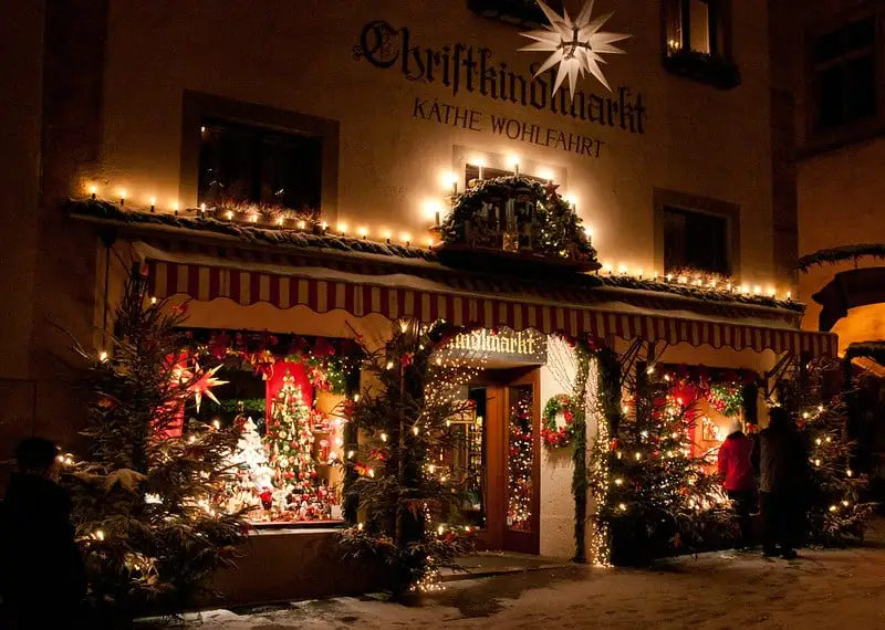 Rothenburg Ob Der Tauber in Bavaria Is a Charming Destination Known for Its Enchanting Christmas Celebrations.