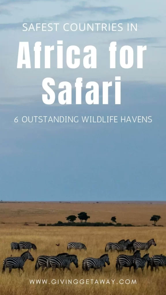 Safest Countries in Africa for Safari - 6 Outstanding Wildlife Havens Banner 1