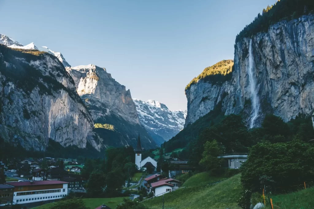 Lauterbrunnen Valley, in the Bernese Oberland Region of Switzerland, Is a Paradise for Both Nature Lovers and Adventure Seekers.