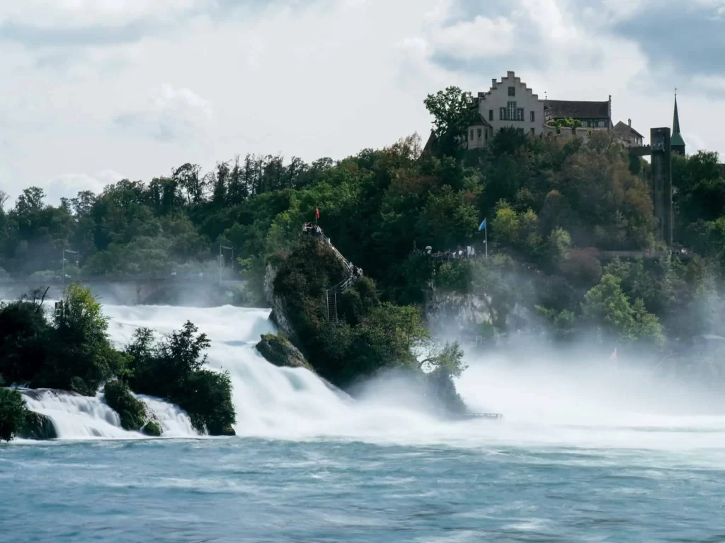 The Rhine Falls, With Its Immense Size and Powerful Flow, Provides an Exhilarating Experience for Adventure Enthusiasts.